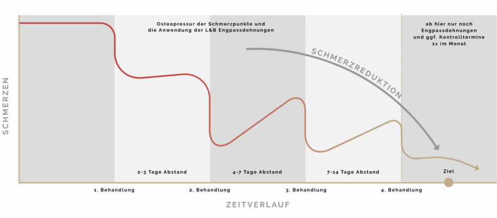 Therapieverlauf - Beispielhaft - nach Liebscher & Bracht